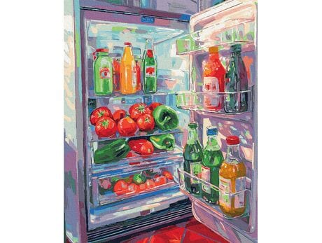 Chłodna fantazja 40x50 cm malowanie po numerach