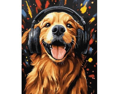 Uszy w trybie techno 40x50 cm