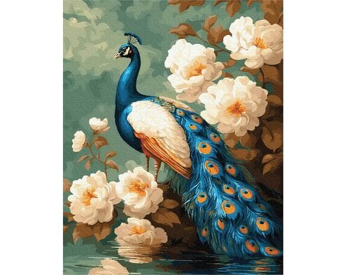 Pawi ogród 40x50 cm