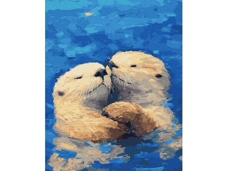 Płynące uczucia 40x50 cm malowanie po numerach