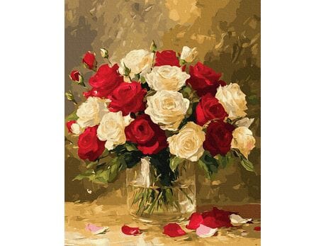 Kwiaty Ojczyzny 40x50 cm malowanie po numerach