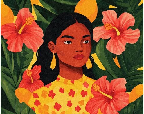 Egzotyczna obecność 40x50 cm