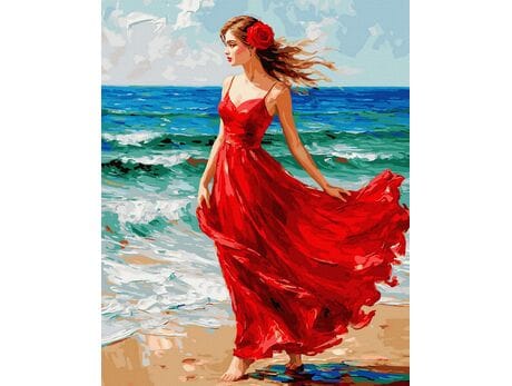 Puls morza 40x50 cm malowanie po numerach