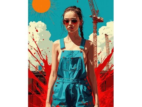 Nie do zatrzymania 40x50 cm malowanie po numerach