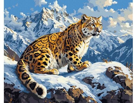 Duch gór 40x50 cm malowanie po numerach