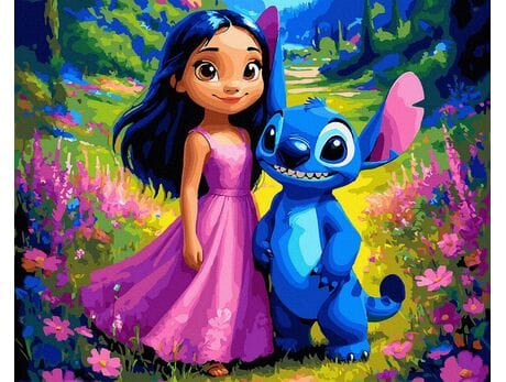 Przyjaciel z gwiazd 40x50 cm malowanie po numerach