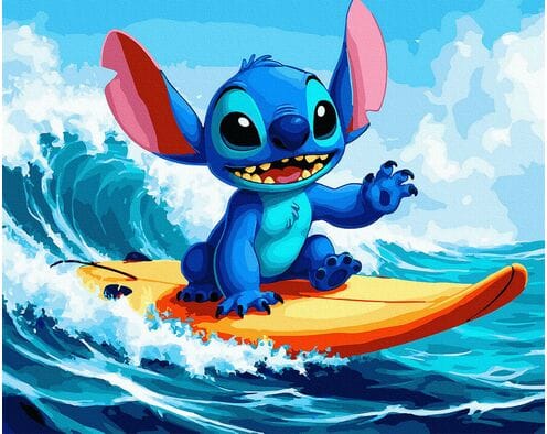 Kosmiczny surfer 40x50 cm