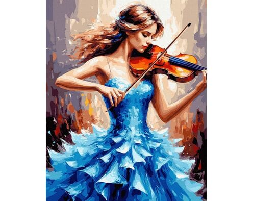 Błękitna symfonia 40x50 cm