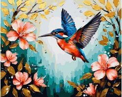 Światło, które frunie 40x50 cm