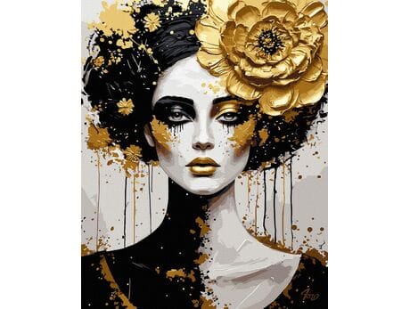 Dwie twarze jednej duszy 40x50 cm malowanie po numerach