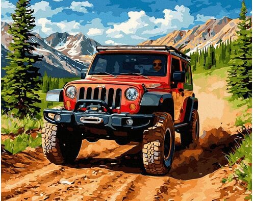 Wiosenny offroad 40x50 cm