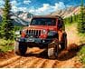 Wiosenny offroad 40x50 cm malowanie po numerach
