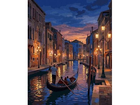 Wenecka noc 40x50 cm malowanie po numerach