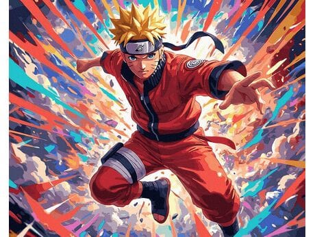 Naruto 40x50 cm malowanie po numerach