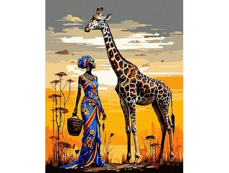 Afrykański Sen 40x50 cm malowanie po numerach