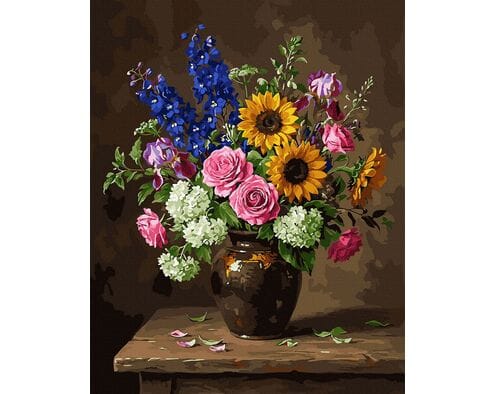 Światło w ciemności 40x50 cm
