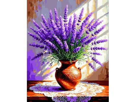 Światło Prowansji 40x50 cm malowanie po numerach