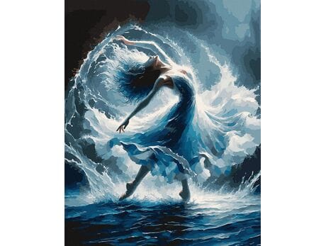 Stan nieważkości 50x65 cm malowanie po numerach