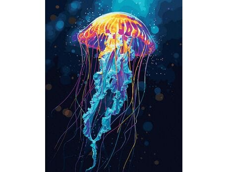 Meduza 50x65 cm malowanie po numerach