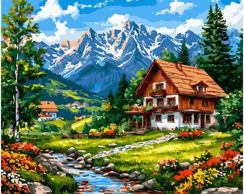 Zacisze w Dolinie 50x65 cm