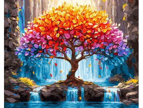 Korona Szeptów 50x65 cm malowanie po numerach