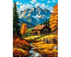 Wśród rudych zboczy 50x65 cm