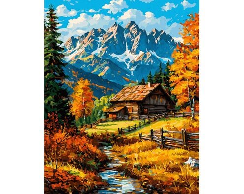 Wśród rudych zboczy 50x65 cm