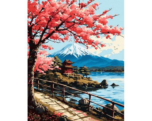 Kwitnący szczyt 50x65 cm