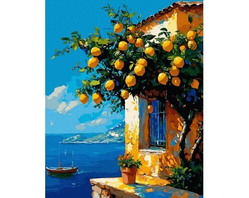 Gdzie rosną cytryny 50x65 cm