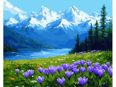 Cisza Kościeliskiej 50x65 cm malowanie po numerach