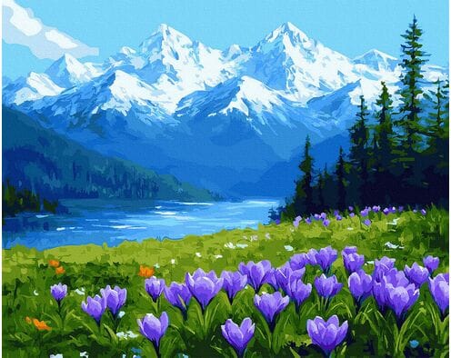 Cisza Kościeliskiej 50x65 cm