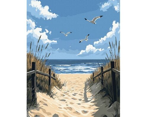 Piaszczysty azyl 50x65 cm