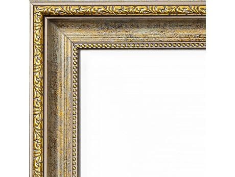 Rama do obrazów 40cm*50cm postarzane jasne drewno ze złotem 4534 ramy do obrazów