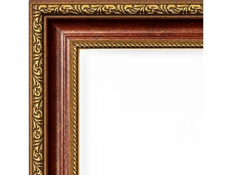 Rama do obrazów 40cm*50cm mahoń ze złotem 4541 ramy do obrazów