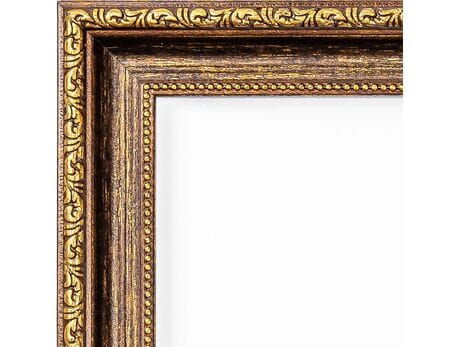 Rama do obrazów 40cm*50cm orzech ze złotem 4565 ramy do obrazów