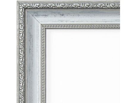 Rama do obrazów Jasne postarzane drewno ze srebrem 40cm*50cm 4596 ramy do obrazów