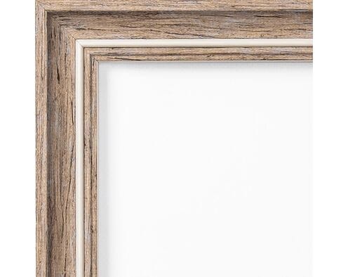 Rama do obrazów 40cm*50cm Jasnobrązowy z białym rantem 4626