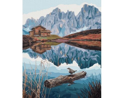 Góry i woda 40x50 cm