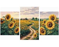 Otulone słońcem Tryptyk 70x120 cm