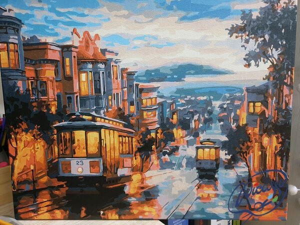 Uliczki San Francisco 40x50cm