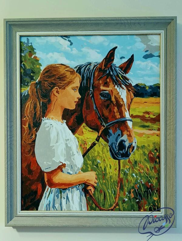 Końskie serce, dziecięca dusza 40x50 cm