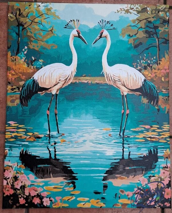 W odbiciu siebie 40x50 cm