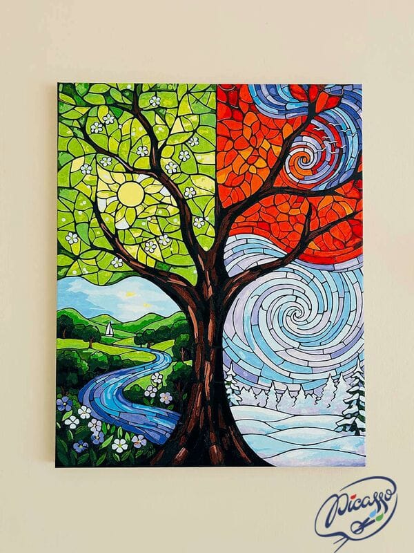 Podział czasu 40x50 cm