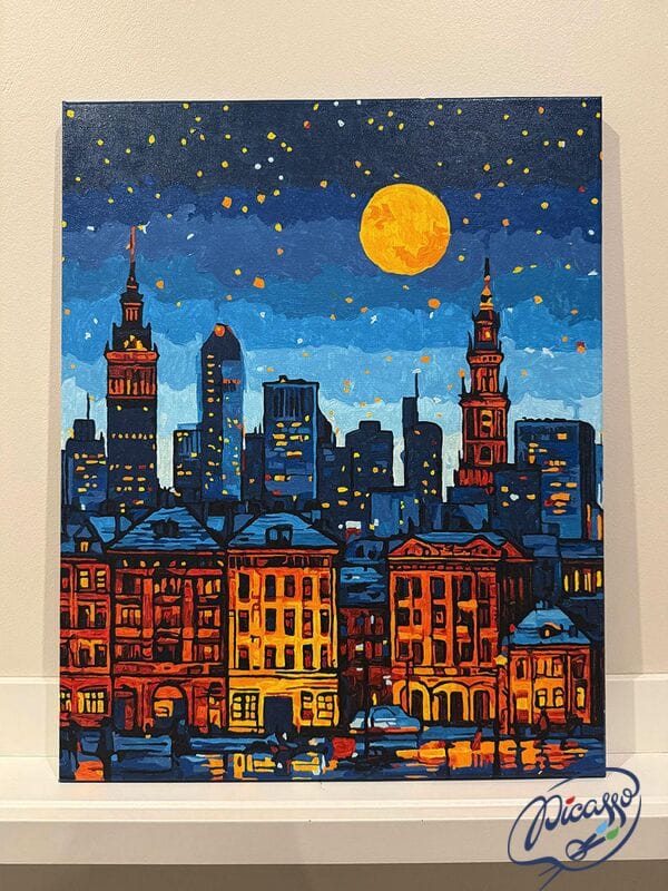 Taniec światła 40x50 cm