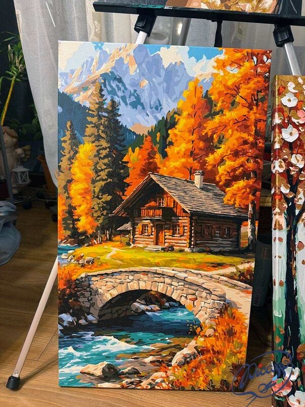 Pod złotymi koronami 40x70 cm