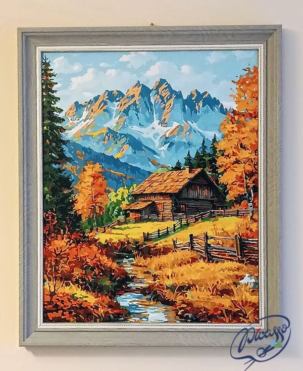 Wśród rudych zboczy 40x50 cm