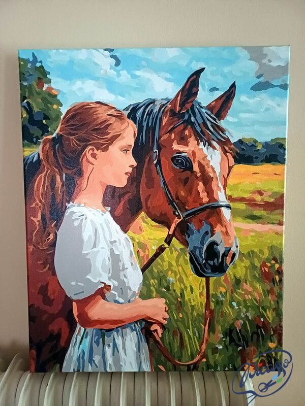 Końskie serce, dziecięca dusza 40x50 cm