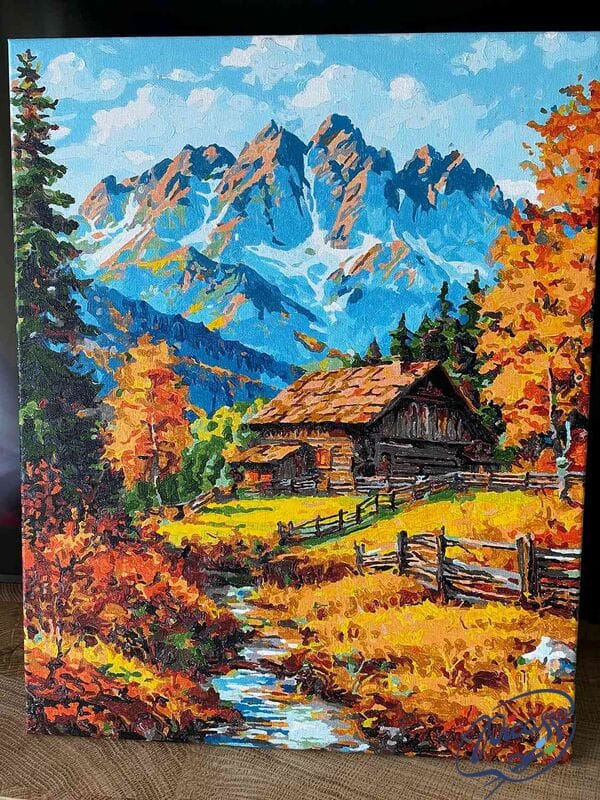 Wśród rudych zboczy 40x50 cm