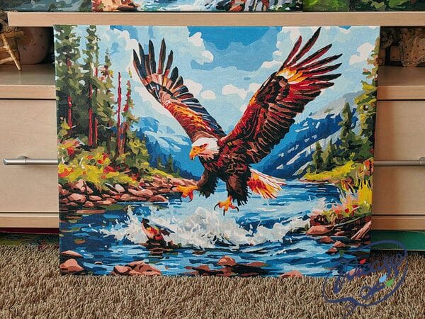 Król górskiej rzeki 40x50 cm